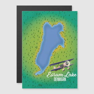 Esrum Lake Denmark reiskaart