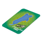 Esrum Lake Denmark reiskaart Magneet (Linkerzijde)