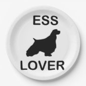ess lover papieren bordje (Voorkant)
