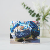Essaouira - Arabisch Boat, Marokko Briefkaart (Staand voorkant)