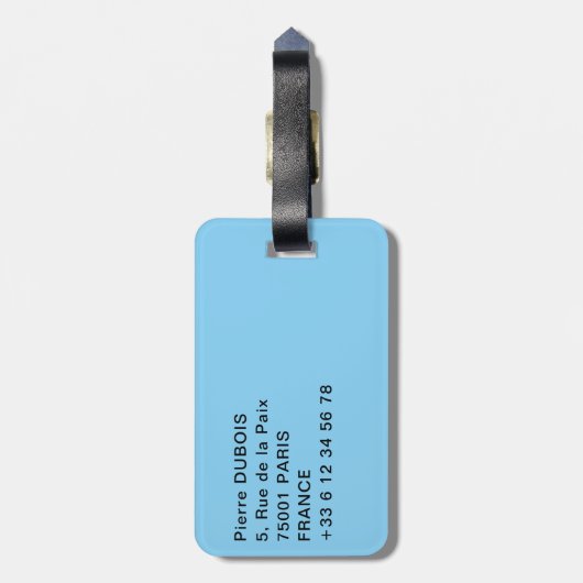 Essaouira - Marokko Bagagelabel (Achterkant verticaal)