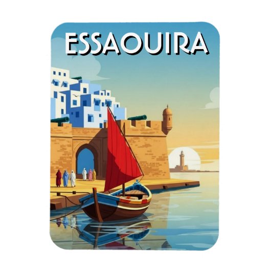 Essaouira Marokko Reizen Magneet (Verticaal)