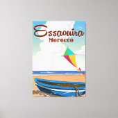 Essaouira Marokko Vintage-poster Canvas Afdruk (Voorkant)