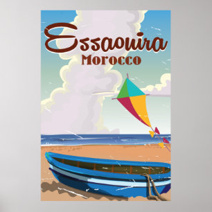 Essaouira Marokko Vintage reisposter print