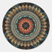 Essaouira Ronde Sticker (Voorkant)