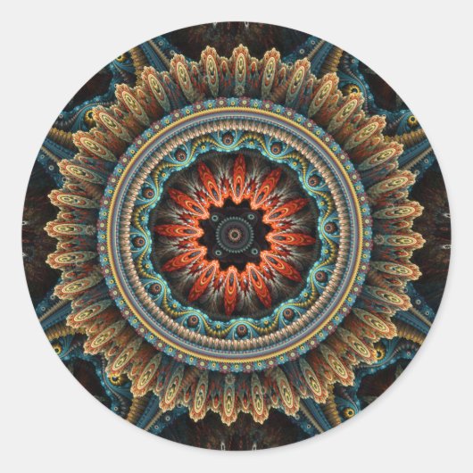 Essaouira Ronde Sticker (Voorkant)