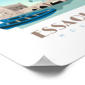 Essaouira stad morocco Skyline Poster (Hoek)