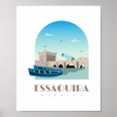 Essaouira stad morocco Skyline Poster (Voorkant)