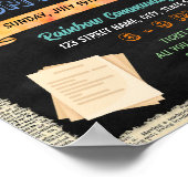 Essay wedstrijd evenement sjabloon poster (Hoek)