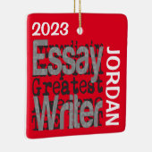 Essay Writer Buitengewoon AANGEPAST Keramisch Ornament (Rechts)