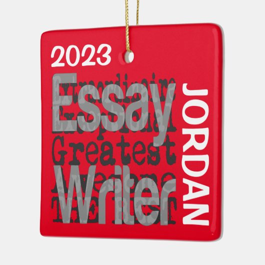 Essay Writer Buitengewoon AANGEPAST Keramisch Ornament (Links)