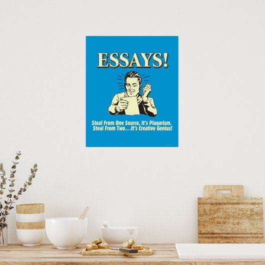Essays: Steal 1 Plagiarisme 2 Genius Poster (Keuken)