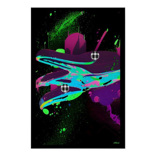 Esseloria - Ken Gage Abstract Perfect Poster (Voorkant)