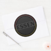 Essen City Pride Embleem – Duitse identiteit Ronde Sticker (Envelop)