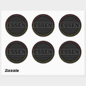 Essen City Pride Embleem – Duitse identiteit Ronde Sticker (Vel)