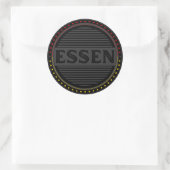 Essen City Pride Embleem – Duitse identiteit Ronde Sticker (Tas)