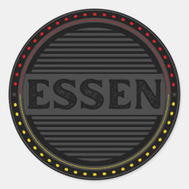 Essen City Pride Emblem – German Identity Ronde Sticker