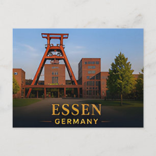 Essen Duitsland Moderne Industriële Reisbestemming Briefkaart