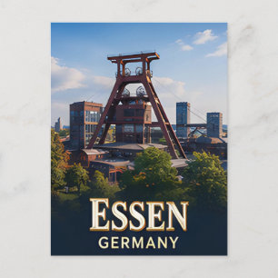 ✈️ Essen Duitsland Reis Cadeau 🏙️ Briefkaart