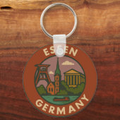 Essen Duitsland Stad Kunst Sleutelhanger (Achterkant)