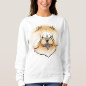 ESSENCE Chow hoofd aan voor- en achterkant Trui (Voorkant)