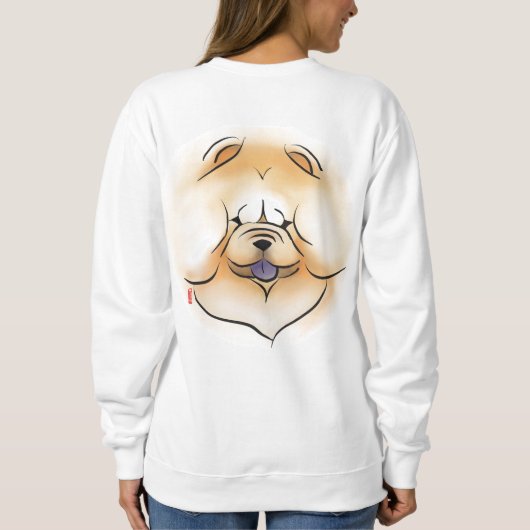 ESSENCE Chow hoofd aan voor- en achterkant Trui (Achterkant)