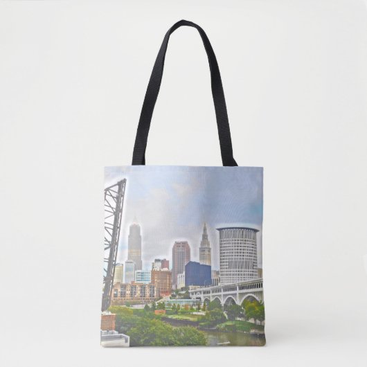 Essence of Cleveland OH Canvas tas (Voorkant)