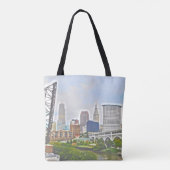 Essence of Cleveland OH Canvas tas (Achterkant)