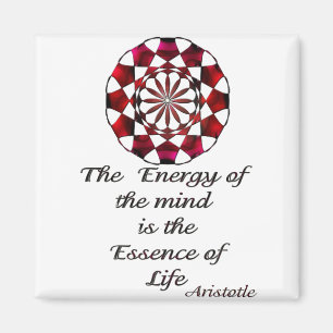 *Essence of Life* -Aristoteles Quote Magneet