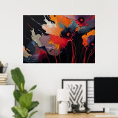 Essence Of The Garden I – Nocturne Expressie Poster (Thuiskantoor)