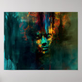 Essence of the Seer: een chromatische Soulprint Poster (Voorkant)