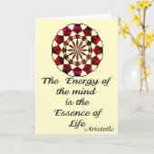 *Essence van het Citaat van Life* - van Kaart (Gele Bloem)