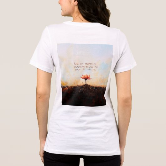 Essência (modelo II) Tri-Blend Shirt (Achterkant)