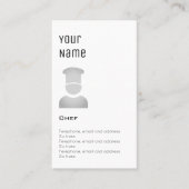 "Essential" Chef Price-kaarten Visitekaartje (Voorkant)