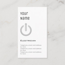 "Essential" Electrice Price Cards Visitekaartje