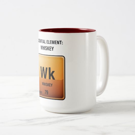 Essential Element Whiskey Tweekleurige Koffiemok (Voorkant rechts)