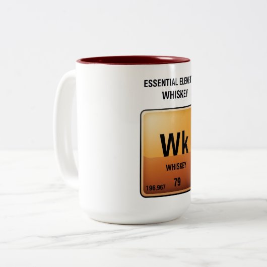 Essential Element Whiskey Tweekleurige Koffiemok (Voorkant links)