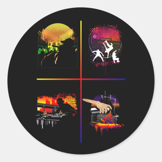 Essential Elements  Ronde Sticker (Voorkant)