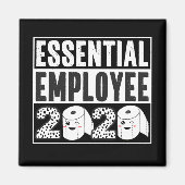 Essential Employee 2020 Quarantine Appreciation Magneet (Voorkant)