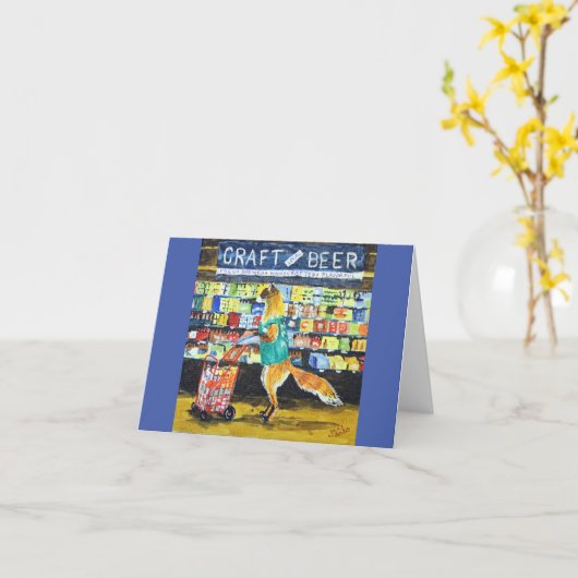 "Essential Employee" Blank Greeting Card Kaart (Gele Bloem)