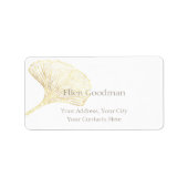 Essential Ginkgo Biloba Leaf Label (Voorkant)