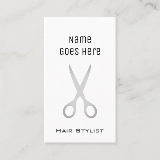 "Essential"-haarstylistZakenkaarten Visitekaartje (Voorkant)