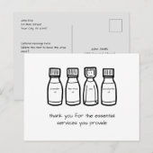 "Essential" Hartelijk dank voor het kleuren van pa Briefkaart (Voorkant / Achterkant)