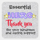 Essential Hero Dank u Sticker (Voorkant)