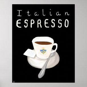 Essential Italië Poster - Italiaanse Espresso