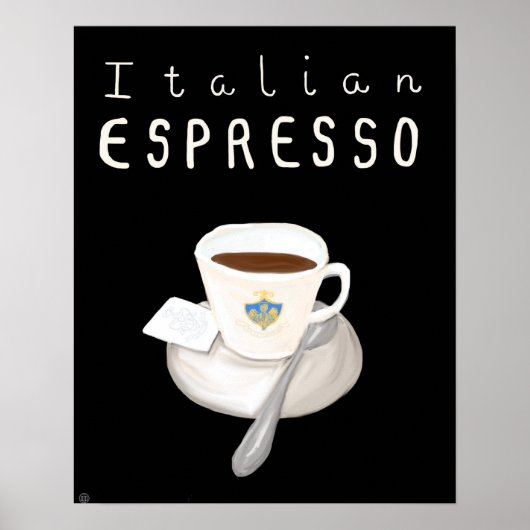 Essential Italië Poster - Italiaanse Espresso (Voorkant)