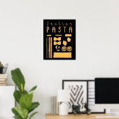 Essential Italië Poster - Italiaanse pasta (Thuiskantoor)