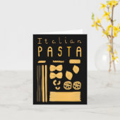 Essential Italy Notecard - Italiaanse pasta Kaart (Gele Bloem)