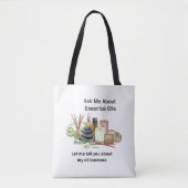 Essential Oil Business Canvas tas (Voorkant)