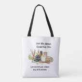 Essential Oil Business Canvas tas (Achterkant)